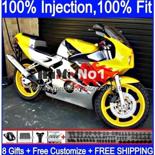 Injection For HONDA CBR 250RR CBR250RR 90 91 92 93 94 135MC.38 yellow black MC22 CBR250 RR 1995 1996 1997 1998 1999 OEM Fairing