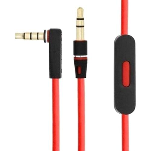 OOTDTY Earphone Cable for Beats Mixr/Solo HD Headphones with Control Talk Volume