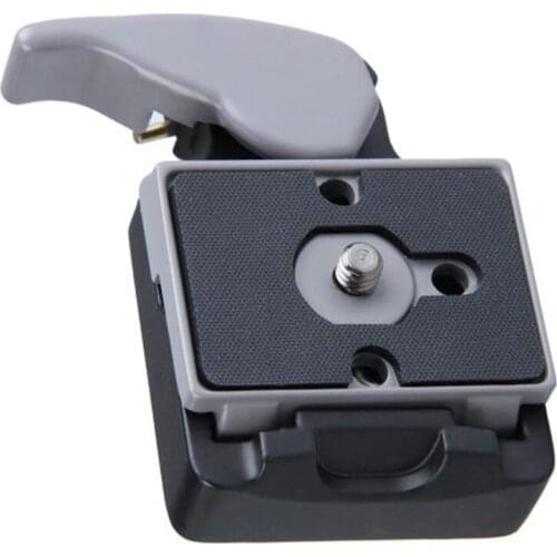 Camera 323 Quick Release Clamp Adapter + Quick Release Plate Compatible for Manfrotto 200PL-14 Compat Plate