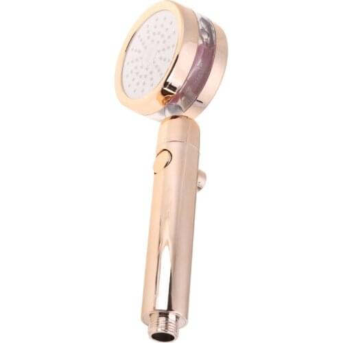 Gentle Waterline Shower Head Removable 360 Degree Shower Easy Install Handheld Turbocharged Shower Head Double-Sided