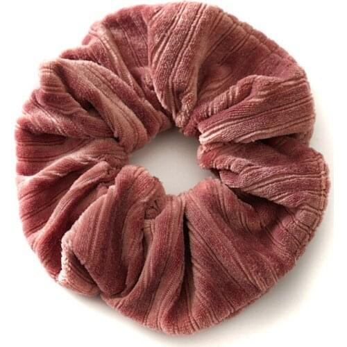 Fashion Frontier colors velvet women girls hair accessories rubber elastic rubber tape for female tie scrunchie tail holder