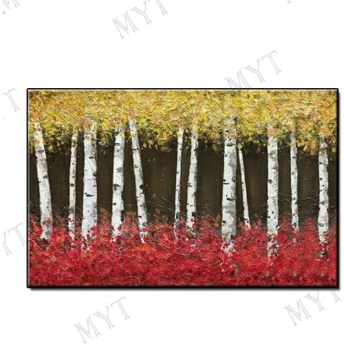Original Artwork Hand Painted Wall art Picture Abstract oil painting on canvas landscape for Living room home decor no framed