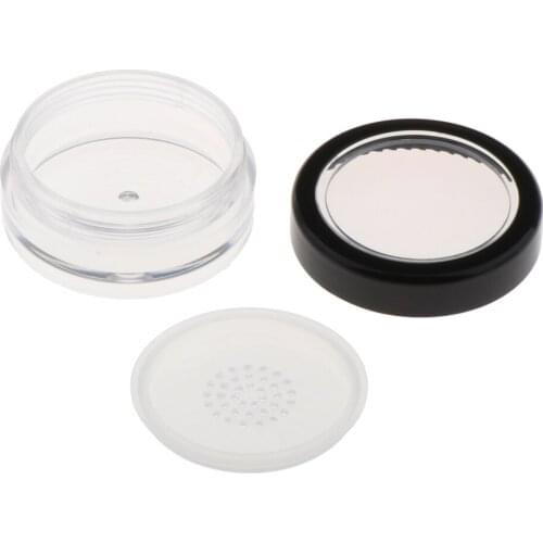10x 10g Empty Loose Powder Container Powder Puff Case Cosmetic Storage Box