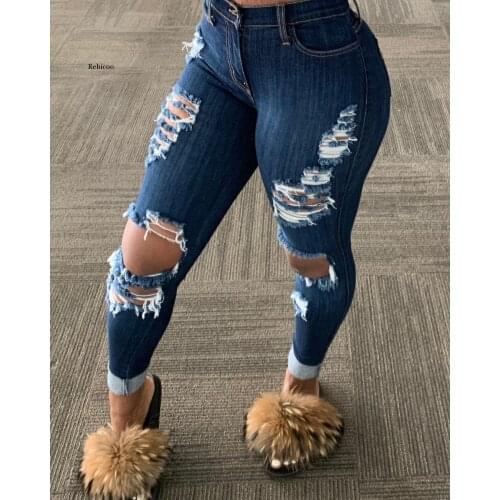 Rebicoo Women's Skinny Jeans