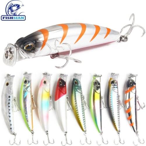 Fishing Lure Minnow Weights 8cm /10g Mino Bass Lure Hard Bait Fake Fish Bait Isca Artificial Articulos De Pesca Salt Water Lures