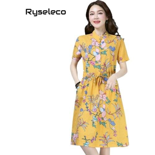 Модные платья-рубашки Ryseleco China At AliExpress