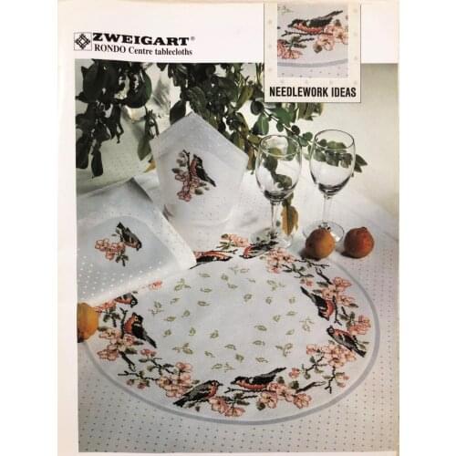 11CT Blank Cross Stitch Tablecloth Tableware Table Cover Cream Beige Embroidery DIY Size 84x84cm Square And Rectangle Any Size