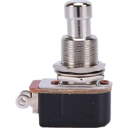 SPST Momentary Soft Touch Push Button Stomp Foot Pedal Electric Guitar Switch 2.2*3.2*1.2cm