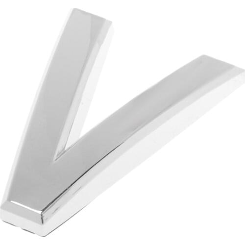 2x5cm Door Number Room Plate Address Office Home House Letter V Hotel Sign Tab