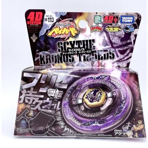 Takara Tomy Beyblade Burst BB113 Scythe Kronos Booster Metal Fusion Spinning Top Toys Arena Fight Beyblade Gyro Kid Gift Japan