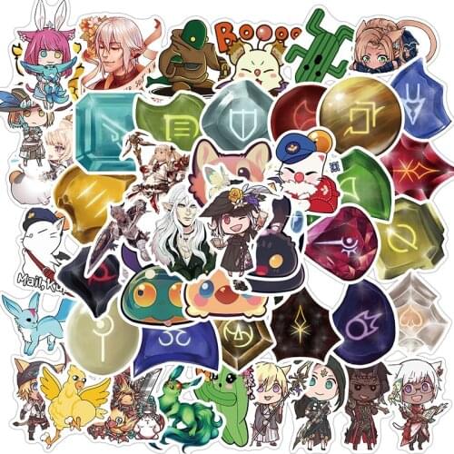 10/30/50PCS Final Fantasy Game Graffiti Waterproof Sticker Refrigerator Guitar Notebook Motorcycle Skateboard Decal Kid Toy Gift