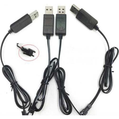 Lot 2pcs 3.6V/4.8V/6V/7.2V 250mA USB SM plug Charger with charge lamp For NiMH NiCD RC Model Battery Pack