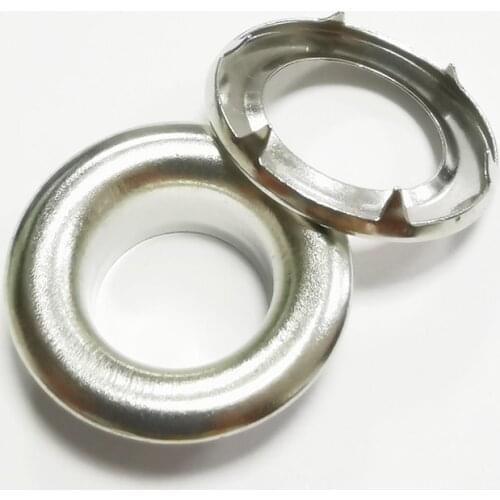 25*13 MM Brass material harder rolled rim plating colors with 6 spur claws on the Gasket 2 parts 13 MM inside diameter eyelet