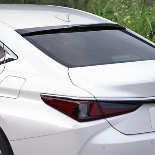 CEYUSOT For Roof Spoiler Wing Lexus ES Series ABS Plastic Car Window Rear Lip ES200 ES260 ES300h Tail FIN Accessories 2018-2021