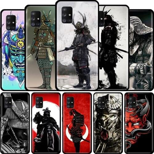 Apanese Samurai Oni Mask Phone Case for Samsung Galaxy A51 A71 A21s A31 A41 M31 A11 M51 A12 M31s A01 A91 M11 A42 A32 5G Cover