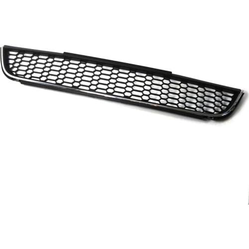 Chrome Front Bumper Honeycomb Lower Intake Grille Assembly for Jetta Mk6 Sedan 2011-2014