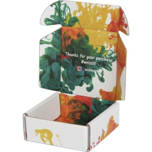 Customized environmentally friendly color printed corrugated paper friendly packaging shipping box
