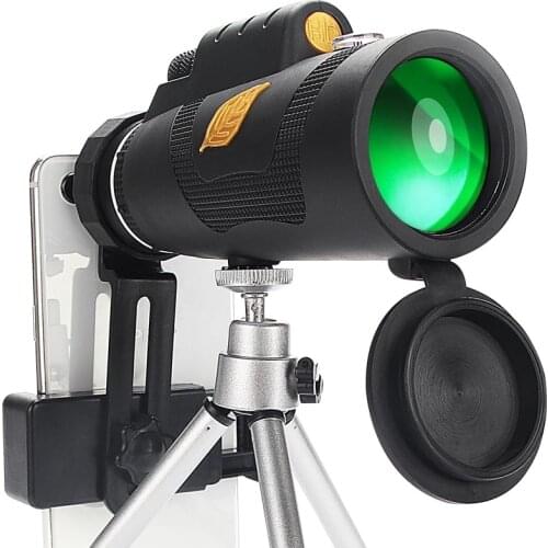 12x50 Professional Monocular Telescope Powerful Binoculars Long Range HD BAK4 Waterproof Portable Lll Night Vision for Camping