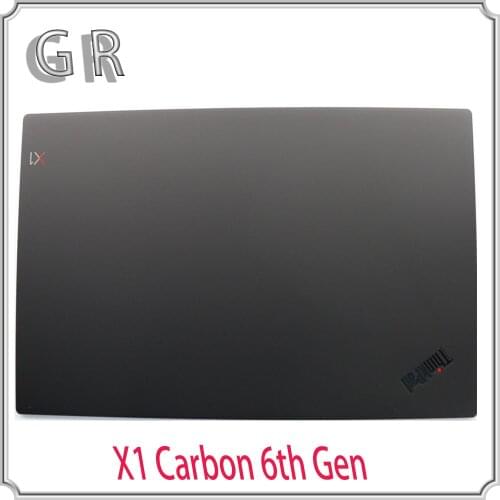 New for Lenovo Thinkpad X1 Carbon 6th Gen WQHD LCD Screen Back Cover Top Case Rear Lid Cabinet Housing 01YU642 AQ16R000300