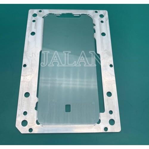 YMJ plastic mold for iPhone 7 plus 8 8 plus X XS XR 11 Pro unbent flex plastic holder YMJ mould lcd screen glue cleaning plate