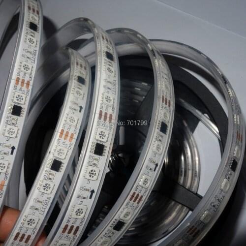 IP68 full color with epoxy resin filled 5m DC12V WS2811 240LEDs (16ixes/m) WHITEPCB led digital strip