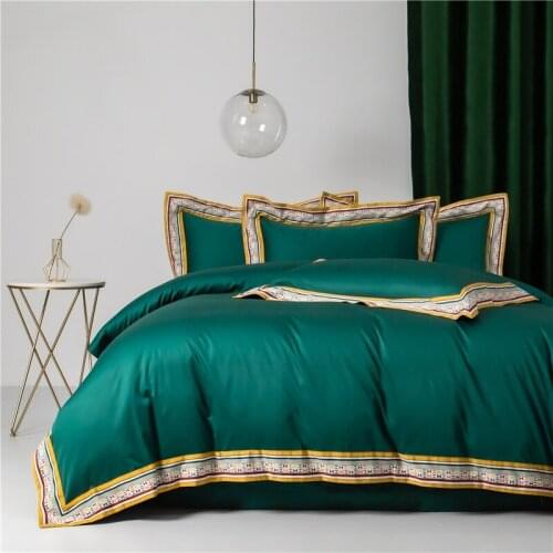 Nordic Luxur 1000TC Egyptian Cotton Bed Linens Queen King Size Duvet Cover Quilt Cover Comforter Bedding Sets