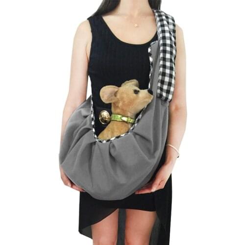 Fashion Dual front and back Small pet dog backpack chihuahua dog carrier bag dog Shoulder Bag Pet Sling Backpack for dogs Travel