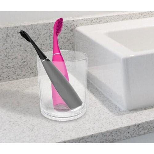 Silicone Sonic Electric Toothbrush USB Charging Soft Hair Brush Waterproof Deep Clean Teeth Whitening Protect Oral Health