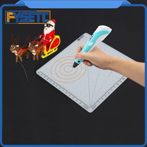 Type C Silicone Mat Basic Template Multi-Purpose 3D Design Best Gift 3D Printer Part+10M PLA Filament 1.75mm For 3D Printer Pens