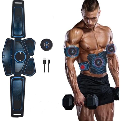 EMS Stimulator Muscle Toner Fitness Lifting Buttock Abdominal Toning Belt Muscle Trainer Weight loss Body Slimming Massage