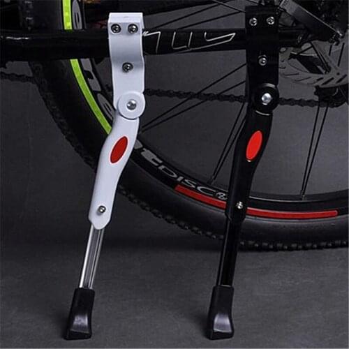 Mountain Bike Foot Stand Bicycle Kickstand Road Bicycle Foot Support Mount Rear Parking Rack Hard Aluminium Side Support 2 Color