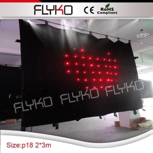 3x2m Top Led curtain for laser dj equipment perfect for dj, disco, club, party , show, etc