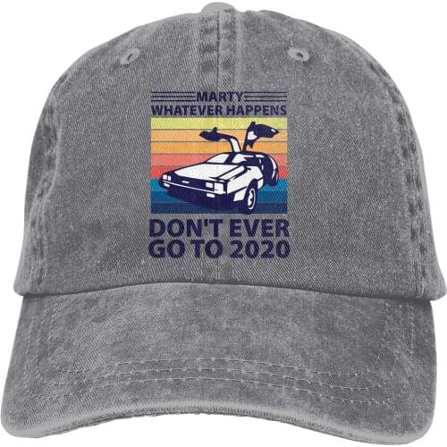 Vintage Car The Baseball Cap Peaked capt Sport Unisex Outdoor Custom Marty Whatever Happens Don't Go To 2020 Hats