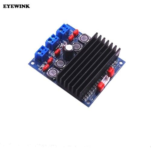 2 x 50W TDA7492 Class D High-Power Digital Amplifier Board Amp W/ Radiator Amplifier Module