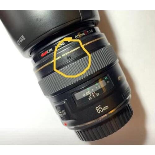 5PCS *Lens side fixing screw Lens screw is suitable For Canon EF 85mm f 1.8 screw(Only sell screws with yellow circles)