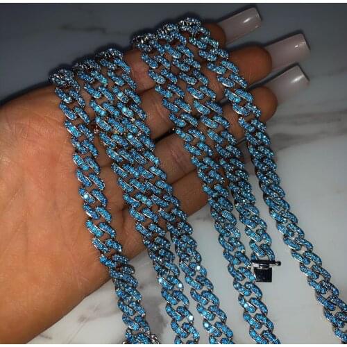 Free Shipping luxury heavy wide cuban Link Chain Choker Necklaces For Women men hip gop Delicate Simple Necklace Friends Jewelry