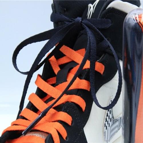 Coolstring 8MM Personality Double Tone Flat Shoelaces 67" Sport Boots Lace Perfect Accessory For Canvas Sneaker Unisex High-Top