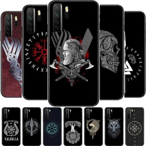 CUTEWANAN Viking Vegvisir Odin Nordic Black Soft Cover The Pooh For Huawei Nova 8 7 6 SE 5T 7i 5i 5Z 5 4 4E 3 3i 3E 2i Pro Phone