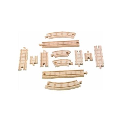 FISHER PRICE Y4089 THOMAS TRAIN tracks straight and curved wood