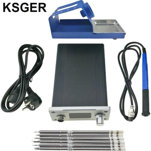 KSGER STM32 OLED V2.1S DIY T12 Electric Soldering Iron Station FX9501 Alloy Soldering Handle Temperature Controller Welding Tool