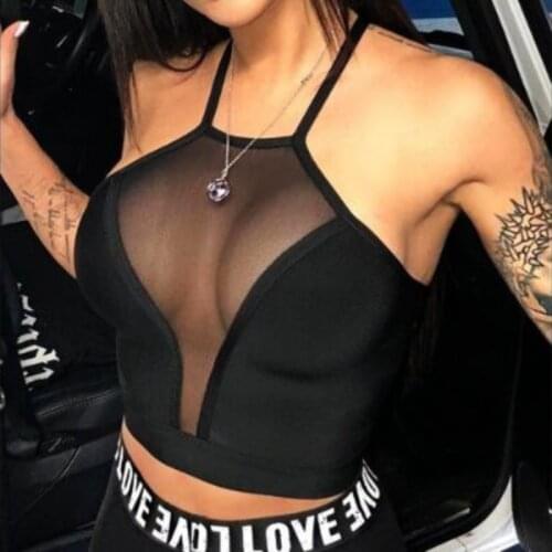 Fineternity Women's Transparent Tank Tops