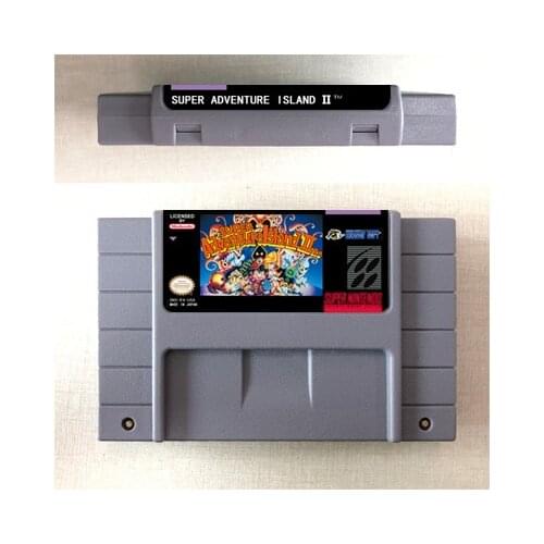 Super Adventure Island II 2 - RPG Game Card US Version English Language Battery Save
