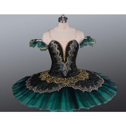 La Esmeralda Women Pancake Ballerina Platter Stage Costume Tutu Skirts For Adult Professional Ballet Tutus Point Dance Costume