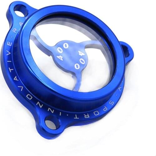 Engine Oil Filter Clear Cover For KAWASAKI KFX400 KFX 400 2003-2006 2004 2005 ATV Motorcycle Plug parts