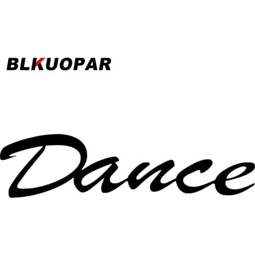 BLKUOPAR for Dance Car Stickers Sunscreen Scratch-Proof Decals Occlusion Scratch Simple Windshield Caravan Decor Car Label