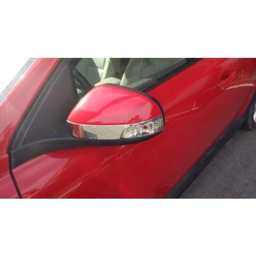 New Stainless Steel Car Rearview mirror Anti-scratch Guard Protector Trim Fit For Volvo C30 S40 S60 C70 2008-2013