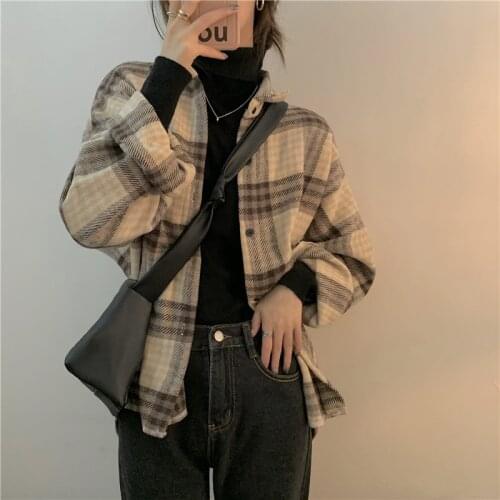 Блузки в клетку Okdeals China At AliExpress