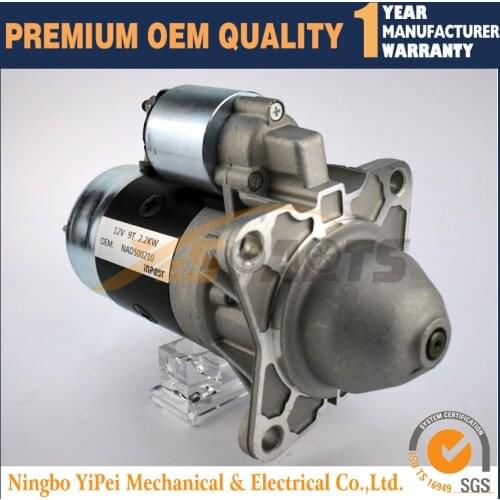 Starter Motor For Land Rover Range Rover Defender 90 110 with 2.5TD 200tdi 300tdi Engine Models