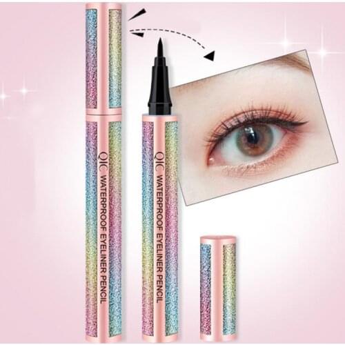 QIC Makeup Starry Eyeliner Waterproof And Sweat-proof Quick-drying Non Smudge Eyeliner Pen Easy To Color Beauty Comestic TSLM1