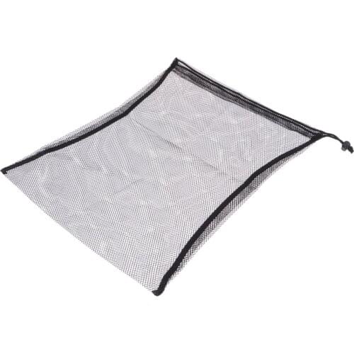 Drawstring Sneaker Bag Vented Mesh Backpack Training Sport Shoes Carry Sack Golf Shoes Bag Rugby Football Boot Net Pouch